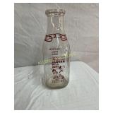 CLOVER HILL DAIRY MILK BOTTLE