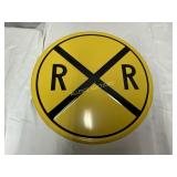 RXR CROSSING METAL SIGN