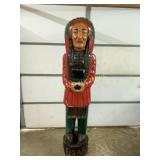 6 FOOT  TALL WOODEN CIGAR INDIAN