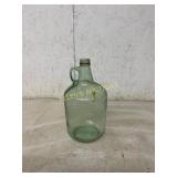 GREEN GALLON GLASS JUG