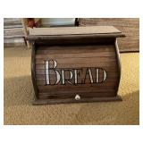 WOODEN BREAD BOX