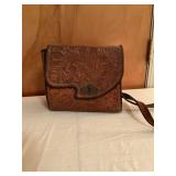 LEATHER WESTERN STYLE PURSE