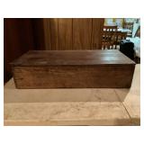 EARLY WOODEN BOX