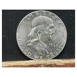 1963 SILVER FRANKLIN HALF DOLLAR