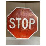 METAL OCTAGON STOP SIGN