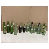 25 GLASS SODA  BOTTLES