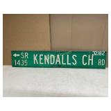 KENDALL CH. RD SIGN