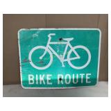 BIKE ROUTE SIGN