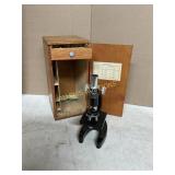 TASCO MICROSCOPE IN WOODEN CASE