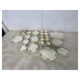 52 PIECES OF MYOTT STAFFORDSHIRE DINNER WARE