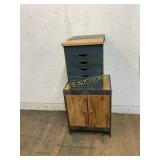 WORK SHOP CABINT AND WOOD TOOL BOX