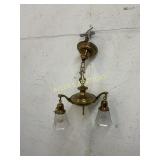 BRASS LIGHT FIXTURE