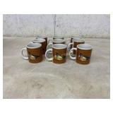 Set of 9 Field & Stream Ceramic Mugs