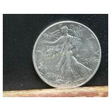 1938 Walking Liberty Silver Half Dollar