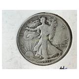 1917 Silver Walking Liberty Half Dollar