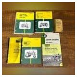 (7) John Deere Manuals + Pocket Ledger