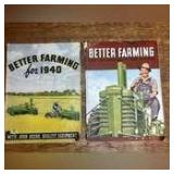 (2) John Deere Better Farming Catalogs