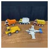 (5) Trucks + Plane