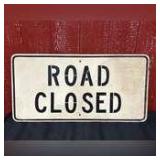 Road Closed SS Aluminum Sign