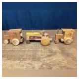 (3) Wood Tractors