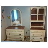 Bassett Furniture - Dresser w/Vanity and Dresser w/Bookshelf
