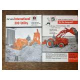 (2) IH 300 Tractor Sales Literature