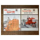 (2) IH Farmall 300 + 450 Tractor Sales Literature