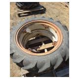 Farmall cub rear rims and tires