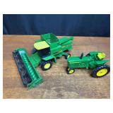 (2) John Deere 3020 + Titan Combine Ertl