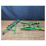 (2) 1/16 John Deere Disk + Plow Ertl