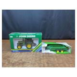 (2) 1/32 John Deere 3350 + Spreader NIB Ertl