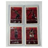 (4) 1999 Upper Deck Silver Signature Michael Jordan