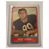 1963 Topps #62 Mike Ditka Chicago Bears