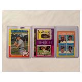 (3) 1975 Topps Baseball Cards(Garvey)