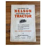 Nelson Four Wheel Drive Tractor Sales Literature