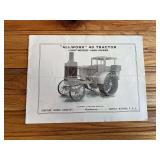 Electric Wheel Company Allwork 40 Tractor Sales Literature