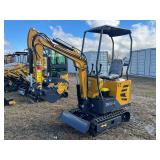 Mini Excavator, AGT Brand Model DM12-C, New Condition