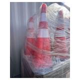 Lot of 25 Reflective Traffic Cones