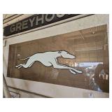 Plexiglass greyhound sign