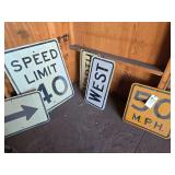 Assorted signs