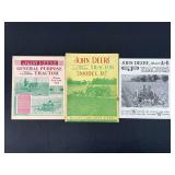 (3) John Deere Reproduction Sales Literature