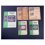 (5) John Deere Mower Manuals