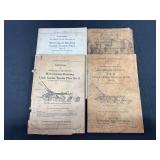 (4) McCormick-Deering Plow Manuals