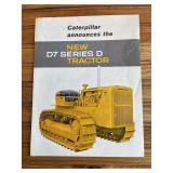 1959 Caterpillar D7 Sales Literature