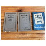 (3) Ford + Fordson Manuals