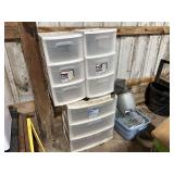 Rolling Drawers, 3-Drawer Sterlite, and Other Items