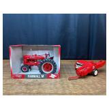 (2) 1/16 Farmall M NIB + Baler Ertl