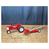 (2) 1/16 Farmall 350 + Auger Ertl