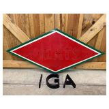 (2) Meats + IGA Signs