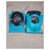 (2) Service Master  Air Movers - With Stands....Model Velo Pro-114975